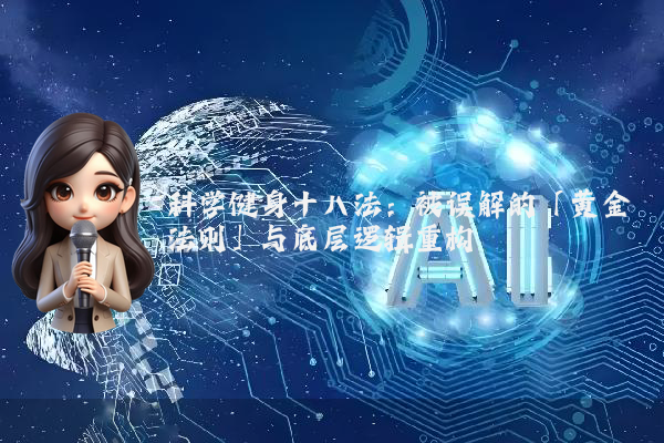 科学健身十八法:被误解的「黄金法则」与底层逻辑重构